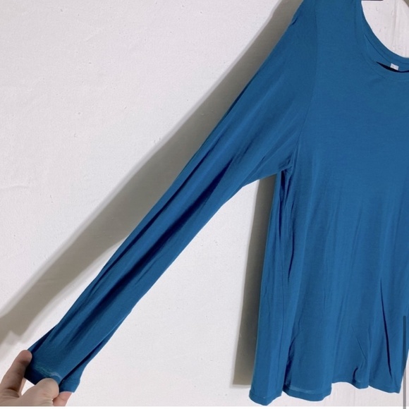 Mountain Equipment Co Op Teal Long Sleeve Crew Neck Lind Sleeve Layer Shirt S - Picture 9 of 13